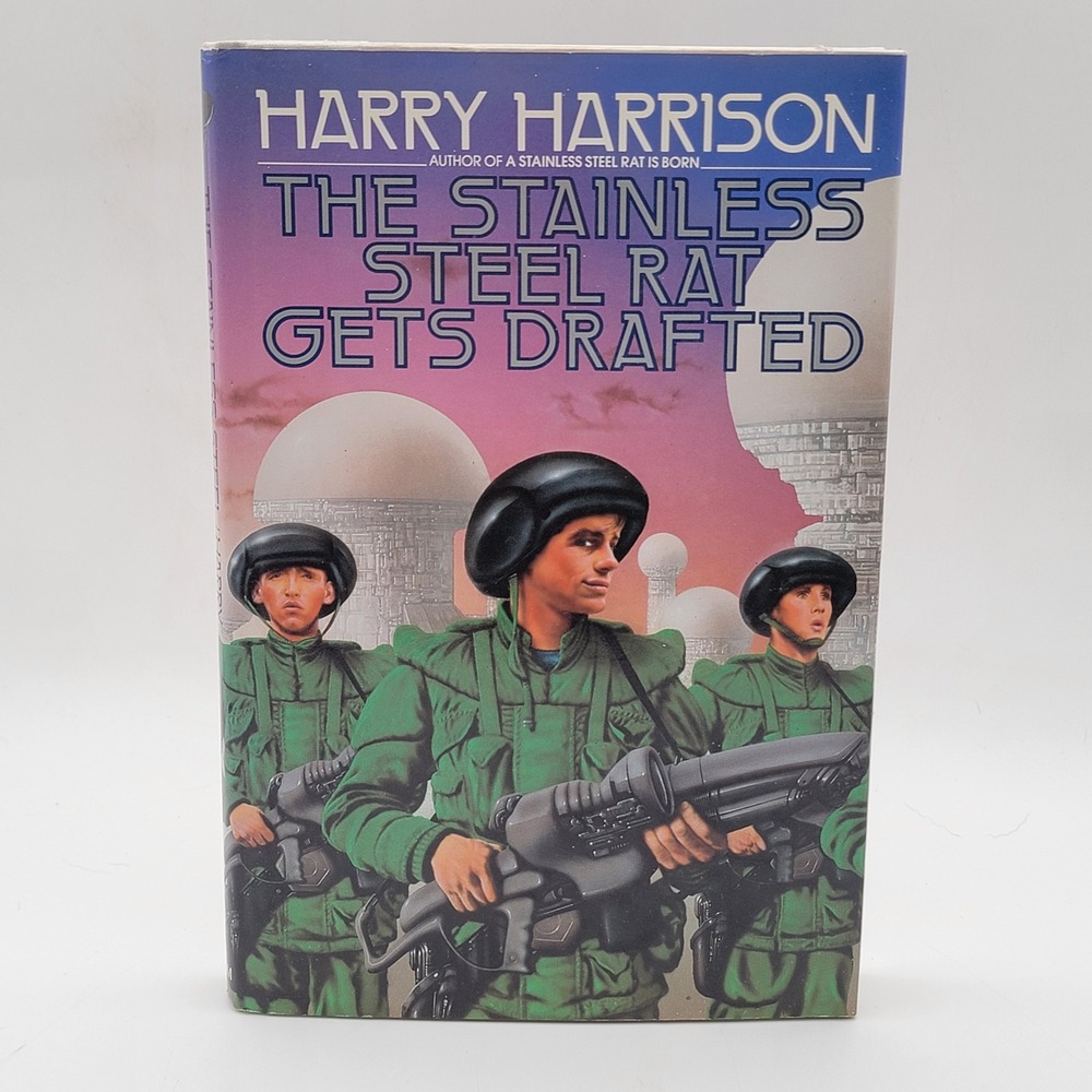 Harry Harrison The Stainless Steel Rat Gets Drafted Hardcover 1st Edition Good